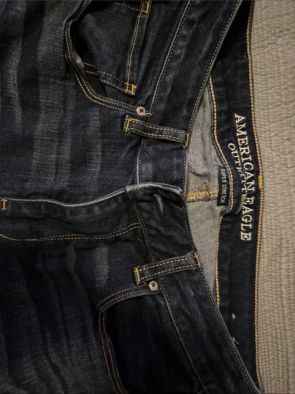 American Eagle Outfitters Dark Indigo Slim Jeans